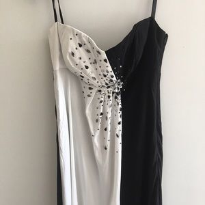 Women's strapless long dress size 14